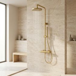 aquanello-etterna-thermostatic-shower-column-20cm-rain-gold